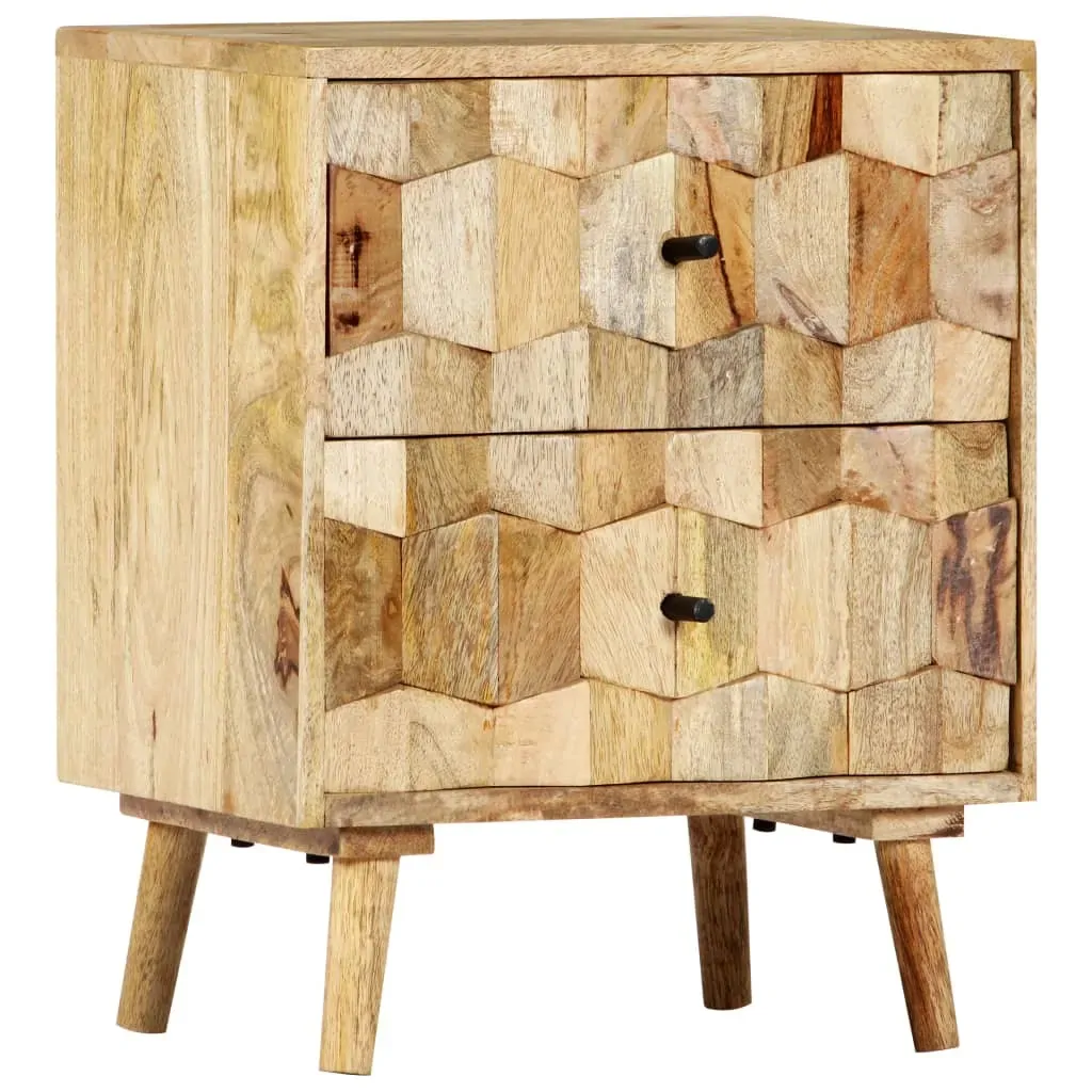 Bedside Cabinet 40x30x50 cm Solid Mango Wood Price
