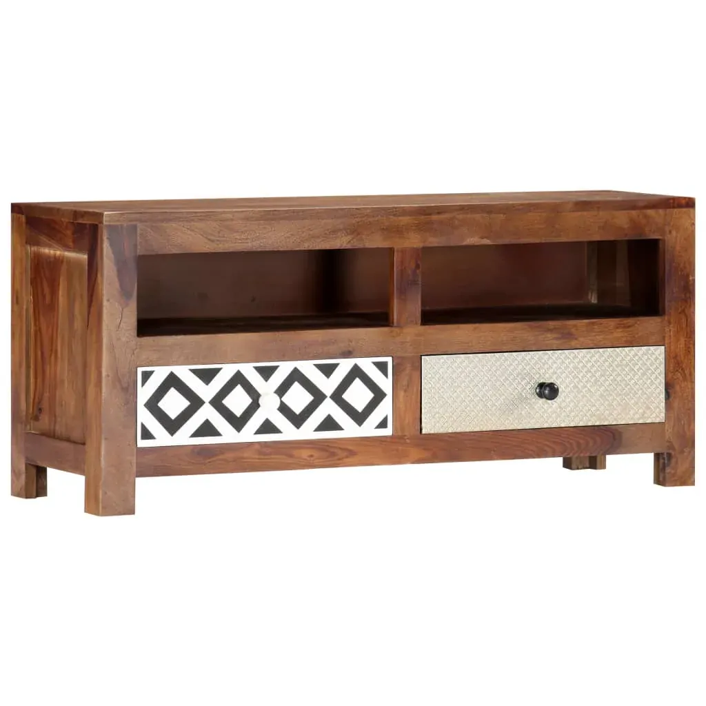 TV Cabinet 90x30x40 cm Solid Acacia Wood Price