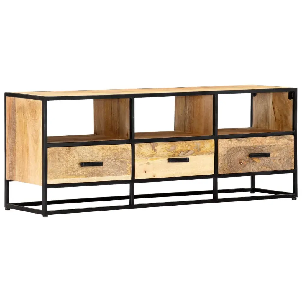 TV Cabinet 120x30x45 cm Solid Mango Wood Price
