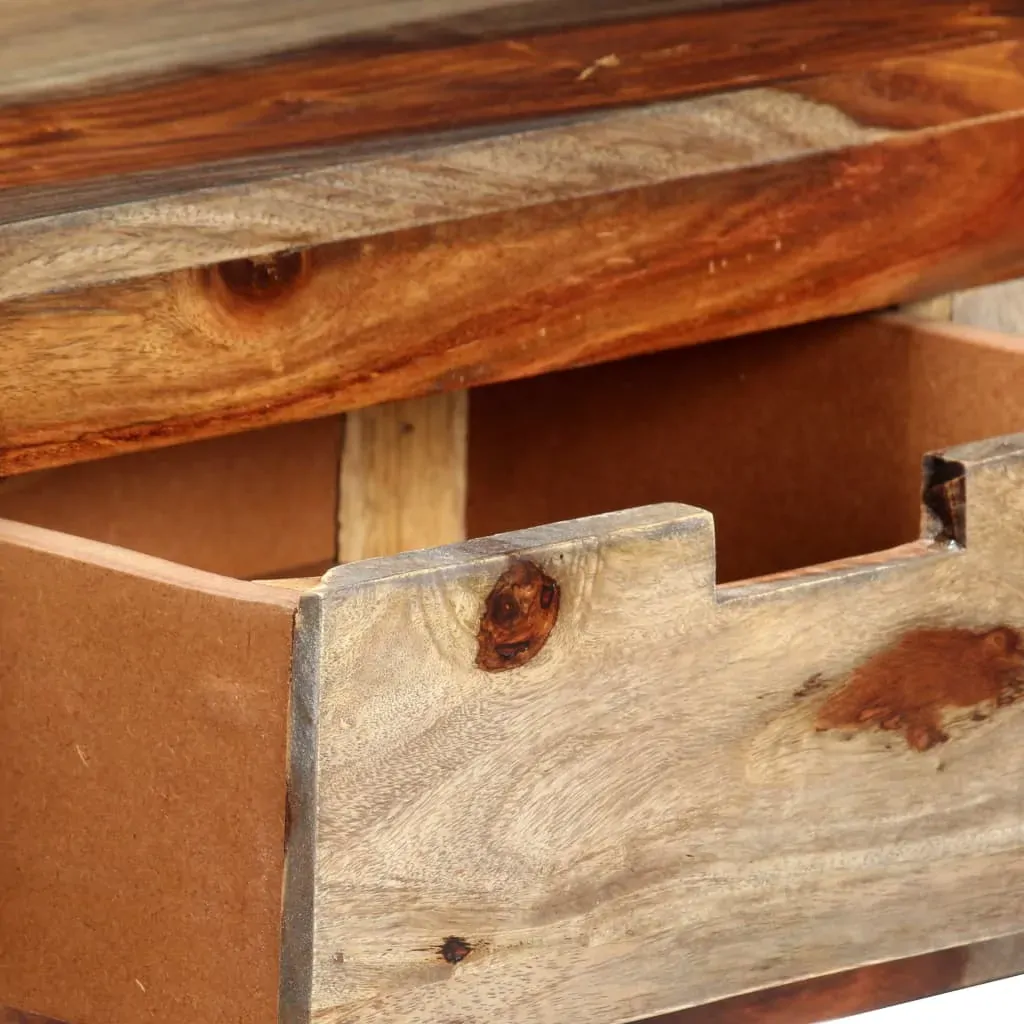 Console Table with 3 Drawers 120x30x75 cm Solid Acacia Wood Price