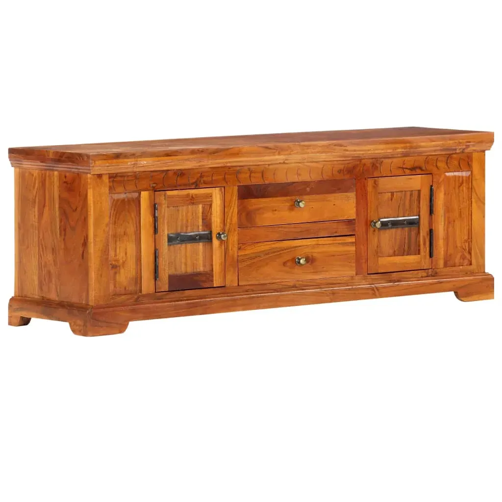 TV Cabinet 119x30x40 cm Solid Acacia Wood Price