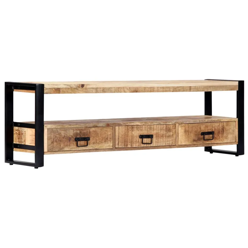 TV Cabinet 150x30x45 cm Solid Mango Wood Price