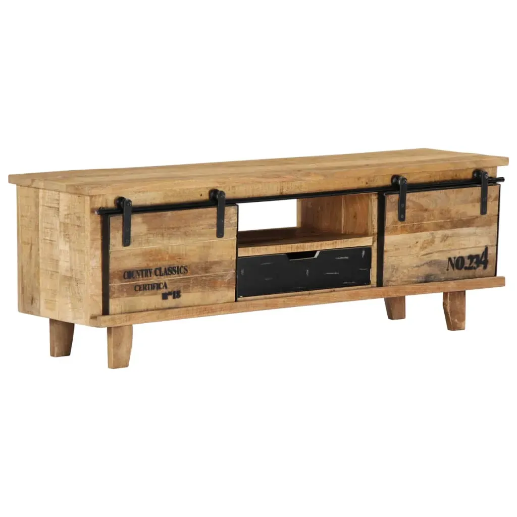 TV Cabinet 120x30x40 cm Solid Mango Wood Price