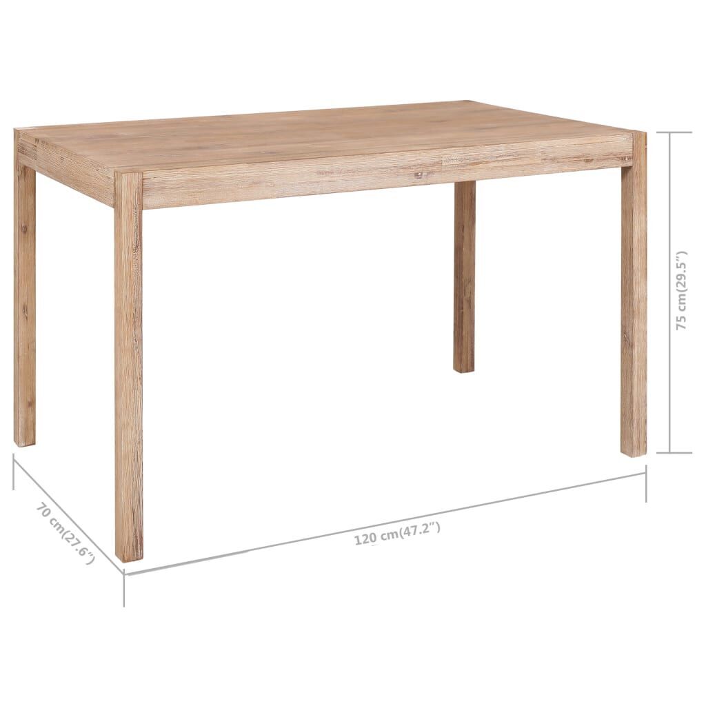 7 Piece Dining Set Solid Wood Acacia Price