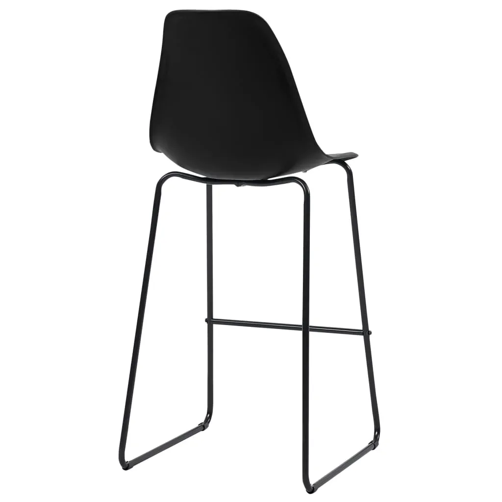 3 Piece Bar Set Plastic Black Price