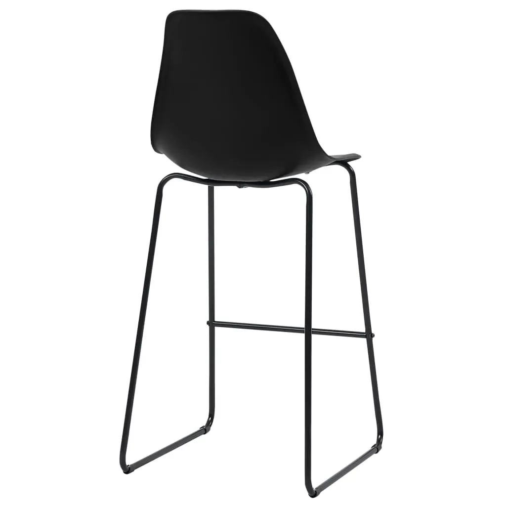3 Piece Bar Set Plastic Black Price