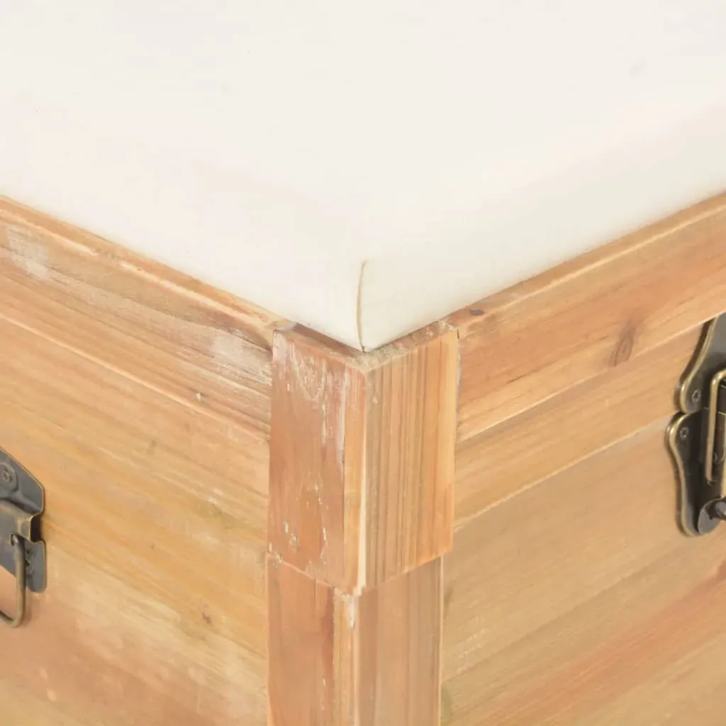 Storage Chest with Cushion 80x40x40 cm MDF Price