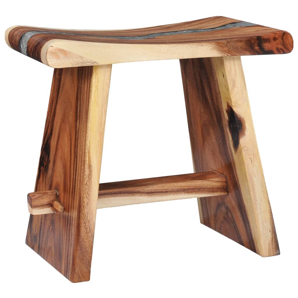 Stool Solid Suar Wood and Polyresin Price