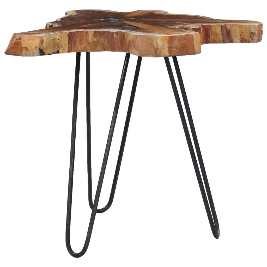 Coffee Table 70x45 cm Solid Teak Wood and Polyresin Price