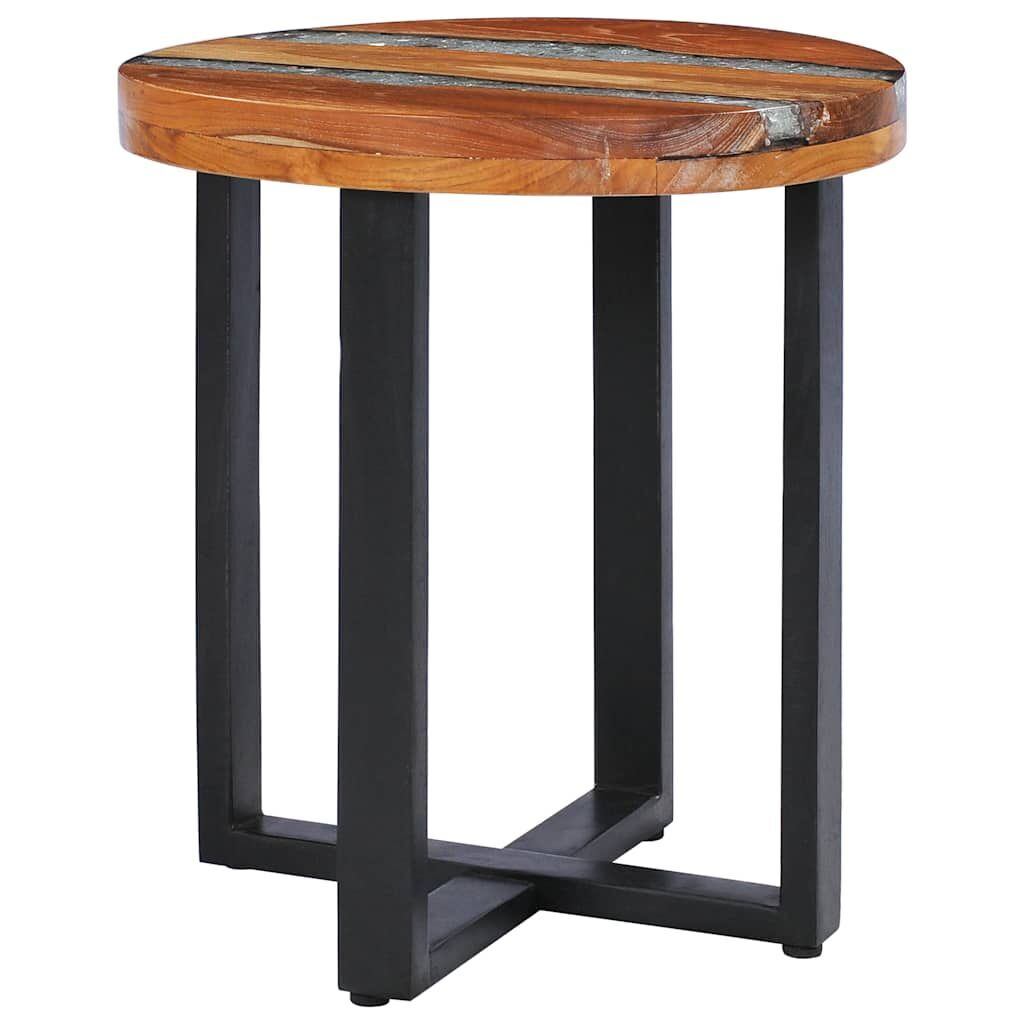 Coffee Table 40x45 cm Solid Teak Wood and Polyresin Price
