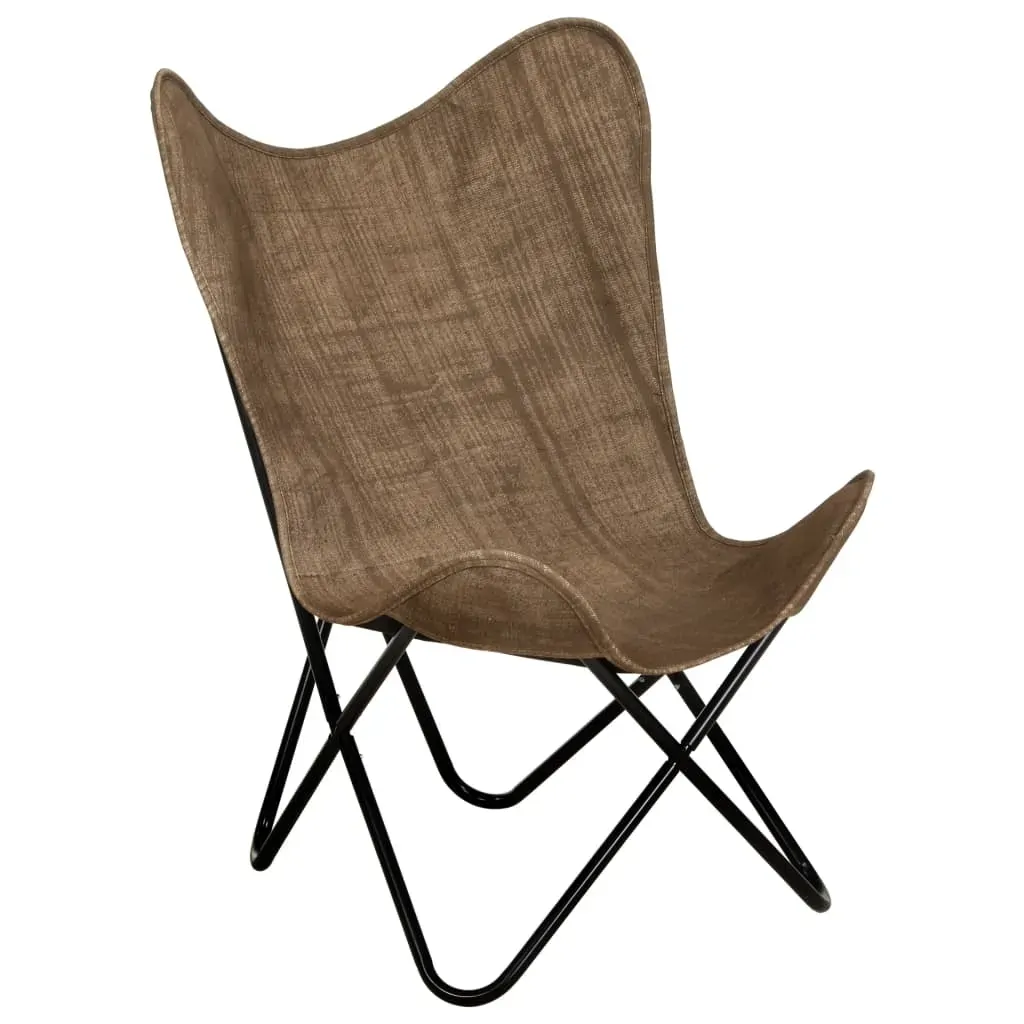Butterfly Chair Taupe Canvas Price