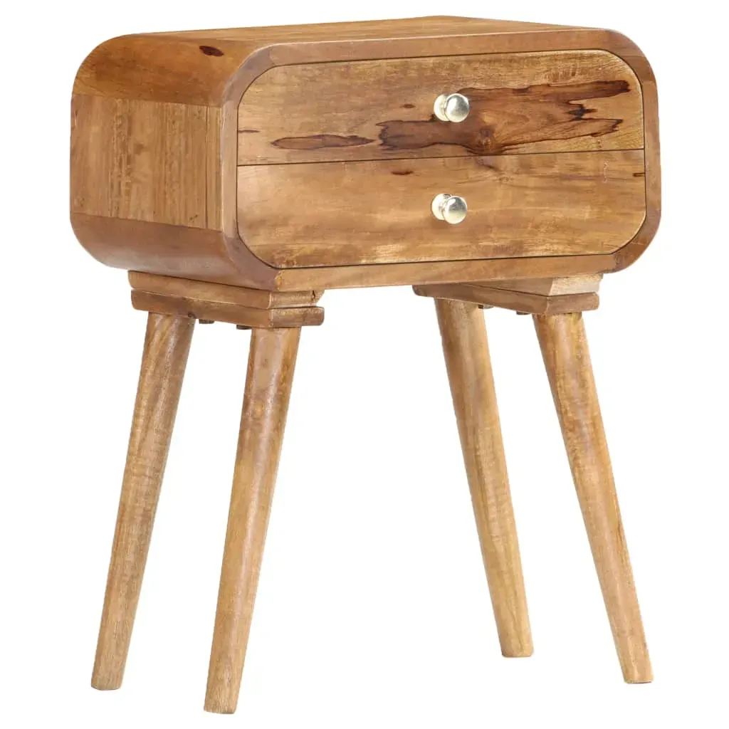 Bedside Cabinet 43x30x58 cm Solid Mango Wood Price