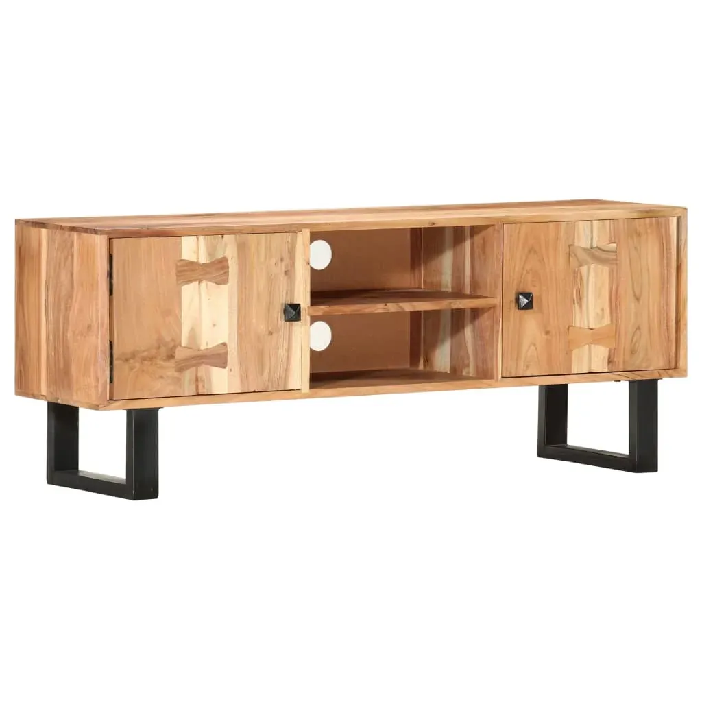 TV Cabinet 118x30x45 cm Solid Acacia Wood Price