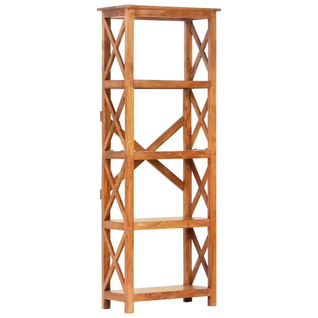 Bookshelf 60x30x160 cm Solid Acacia Wood Honey Finish Price