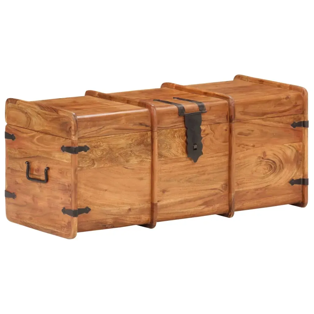 Storage Chest 90x40x40 cm Solid Acacia Wood Price