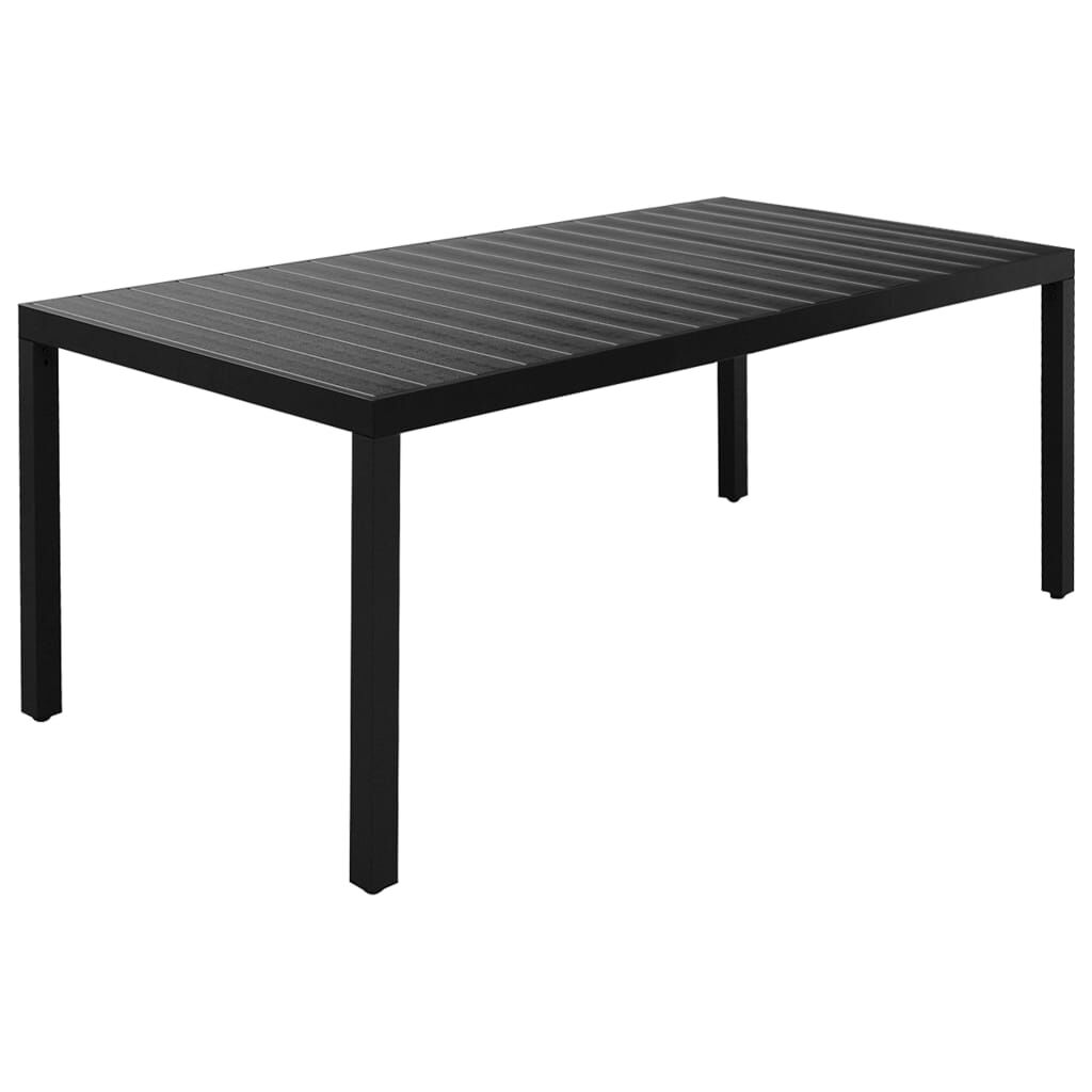 9 Piece Garden Dining Set Black Price