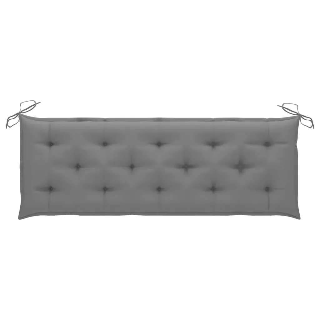 3-Seater Garden Bench with Cushion 150 cm Solid Eucalyptus Wood Price
