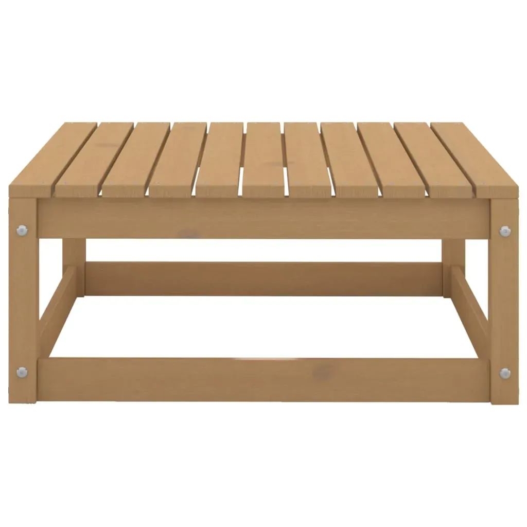 7 Piece Garden Lounge Set Honey Brown Solid Pinewood Price