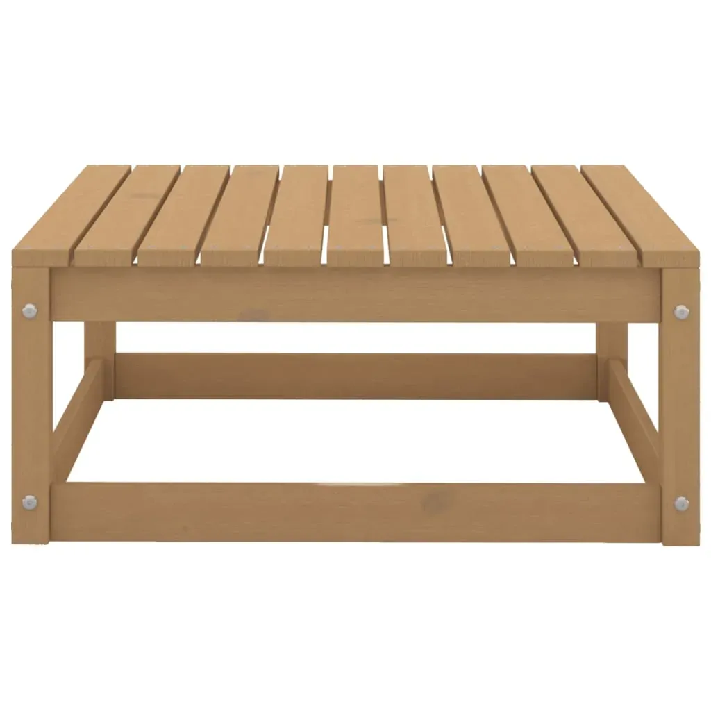 10 Piece Garden Lounge Set Honey Brown Solid Pinewood Price