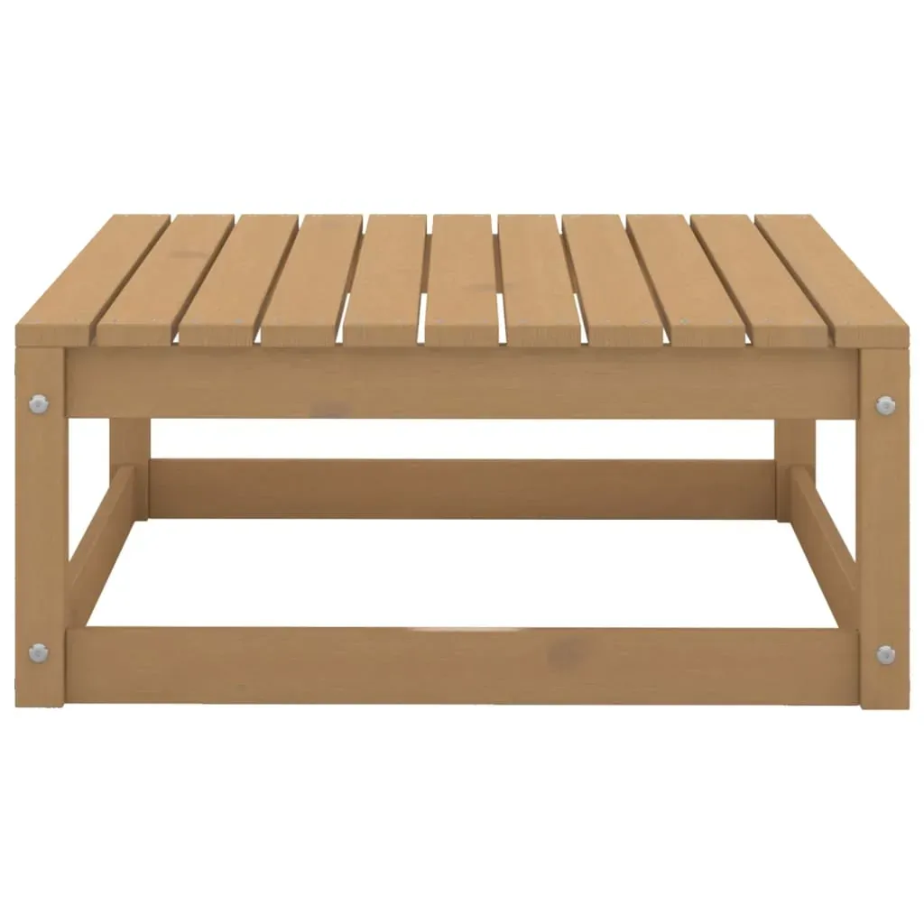11 Piece Garden Lounge Set Honey Brown Solid Pinewood Price