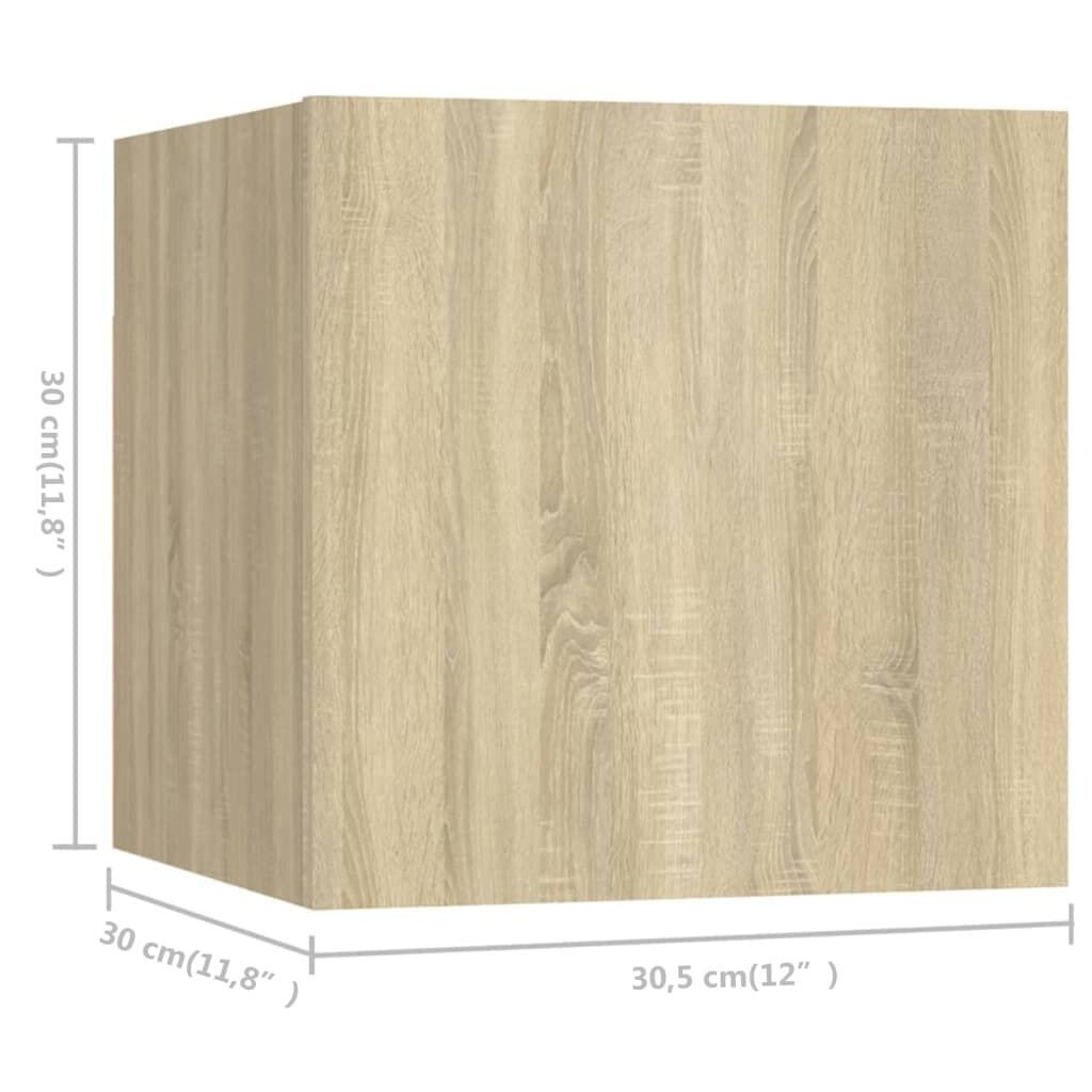 5 Piece TV Cabinet Set Sonoma Oak Engineered Wood Price