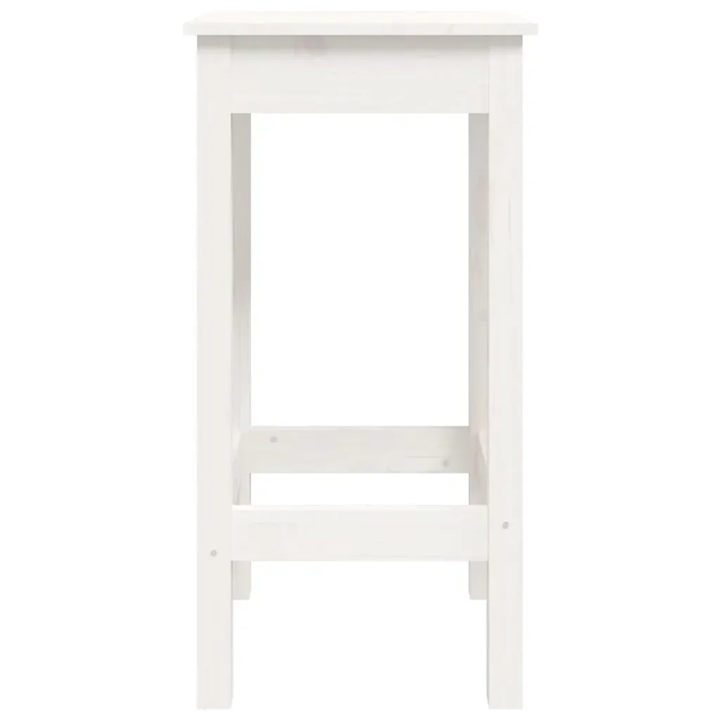 3 Piece Bar Set White Solid Wood Pine Price
