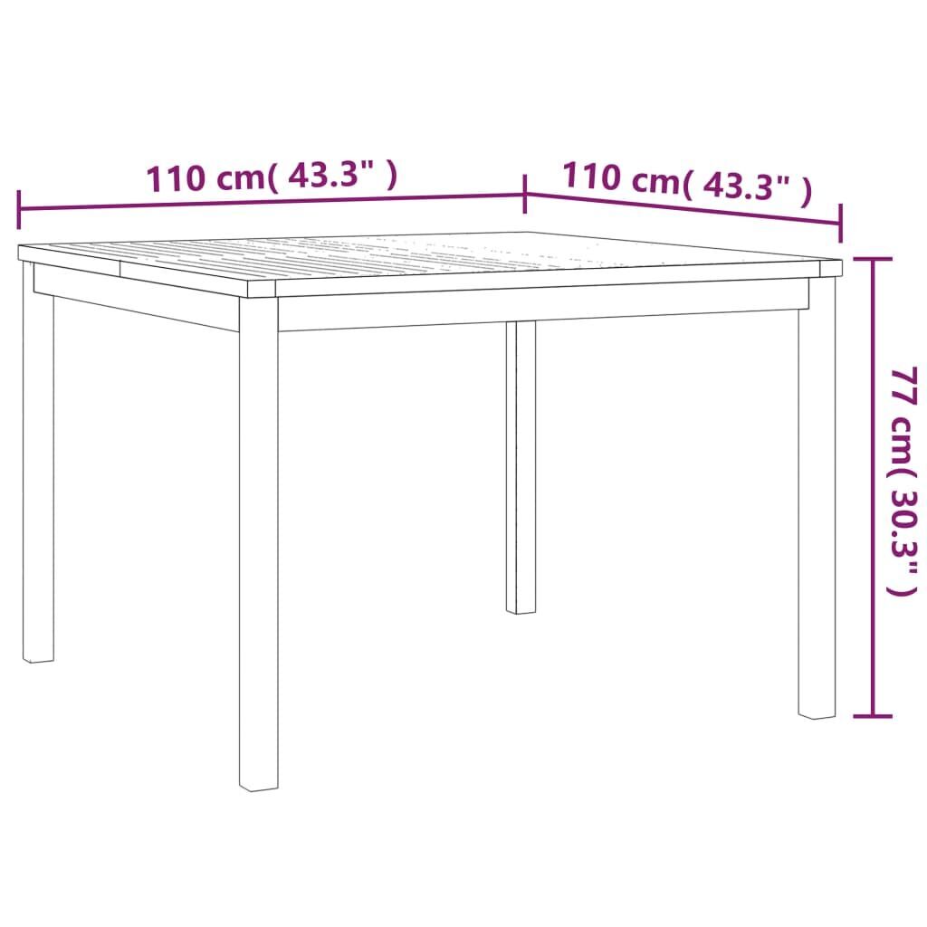 5 Piece Garden Dining Set Solid Wood Teak Price