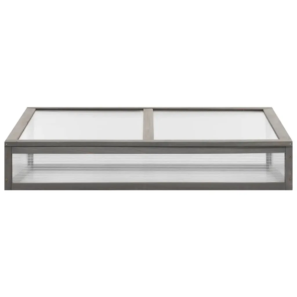 Raised Bed with Greenhouse 110x54x120 cm Solid Fir Wood Price