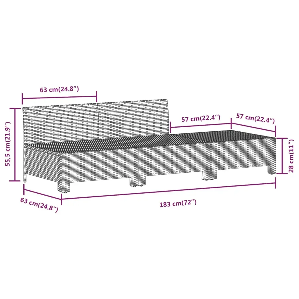 6 Piece Garden Lounge Set with Cushions Grey Poly Rattan Price