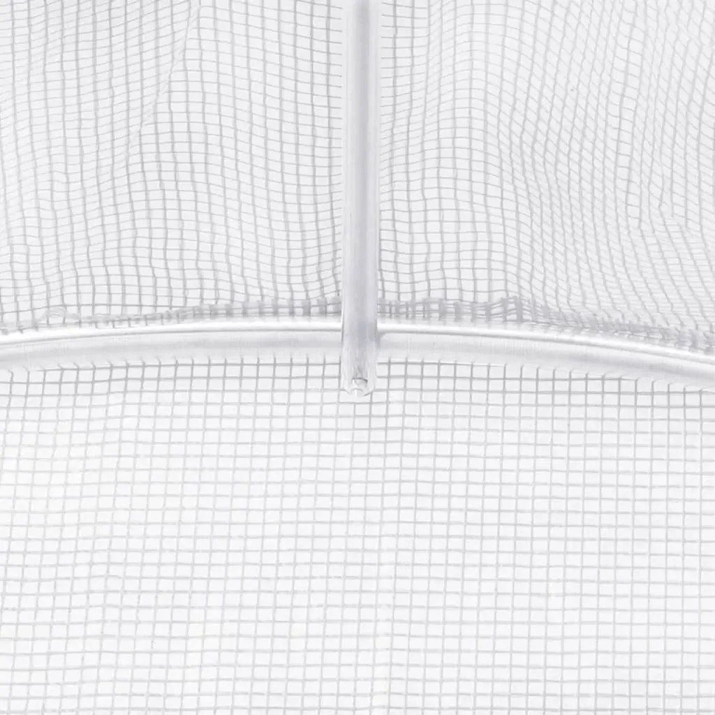 Greenhouse with Steel Frame White 88 m² 22x4x2 m Price