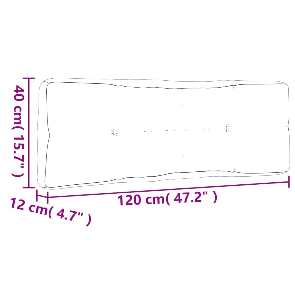 Pallet Cushions 7 pcs Grey Fabric Price