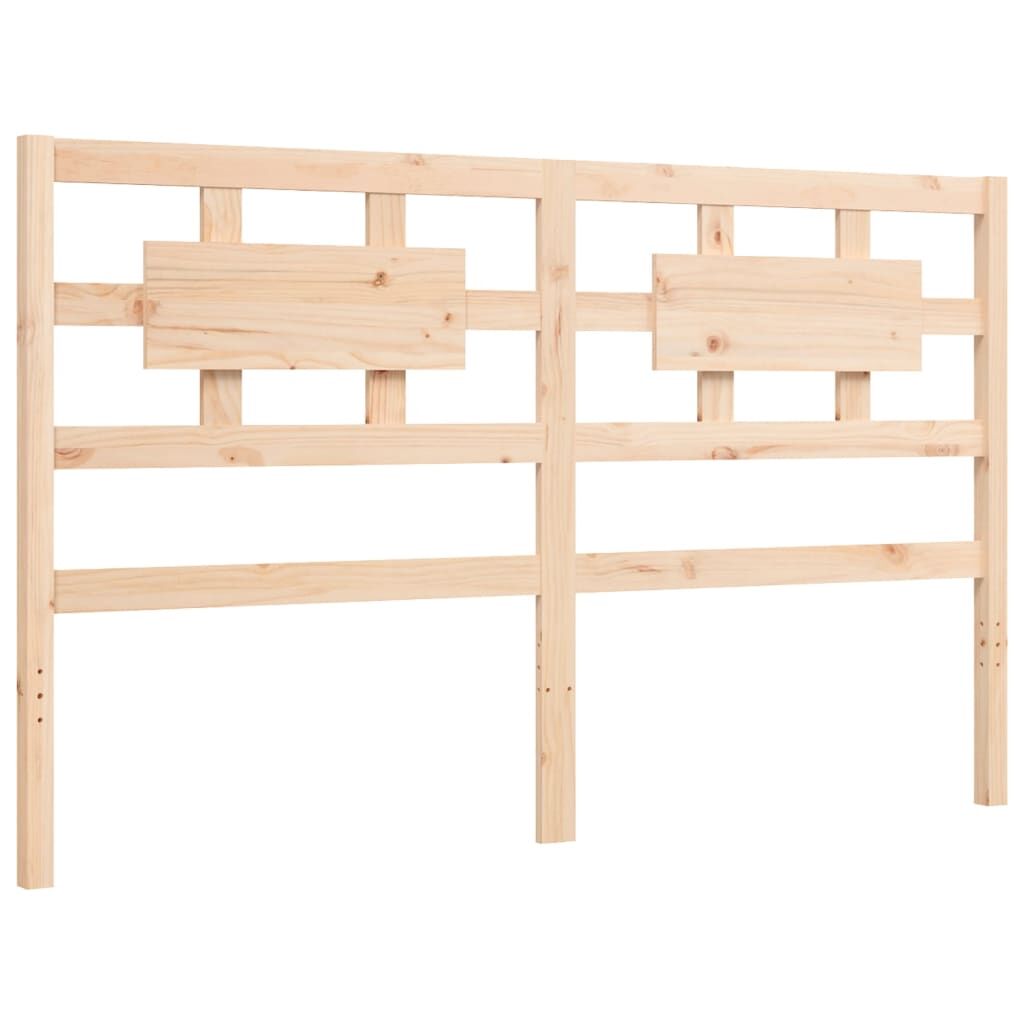 Bed Frame without Mattress 150x200 cm Solid Wood Pine Price
