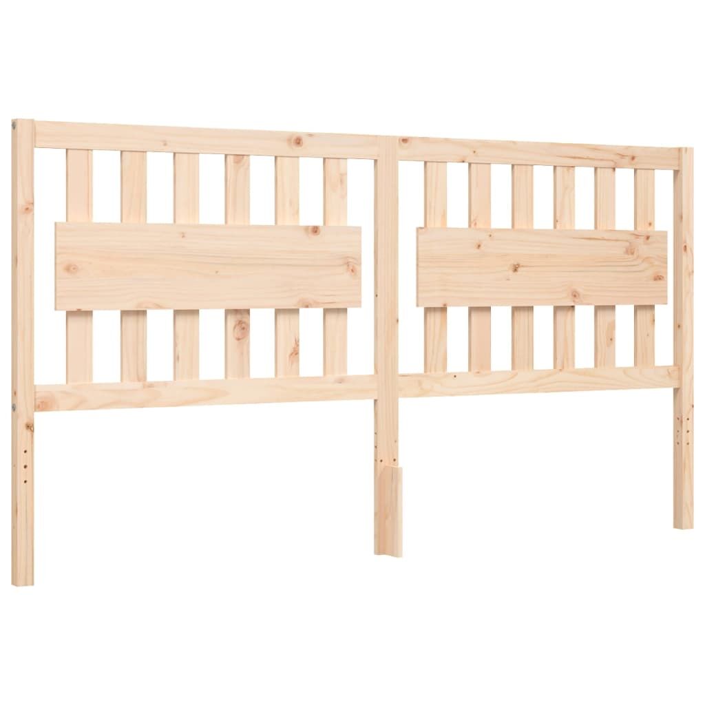 Bed Frame without Mattress 183x203 cm King Solid Wood Price