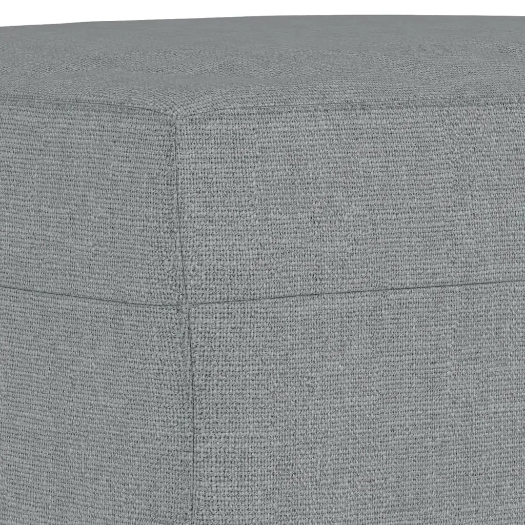 3 Piece Sofa Set with Pillows Light Grey Fabric Price