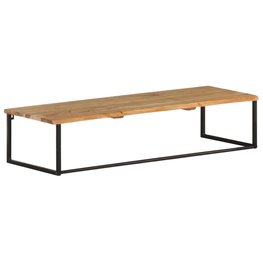 Peg with Live Edge 100x35x22 cm Solid Acacia Wood Price