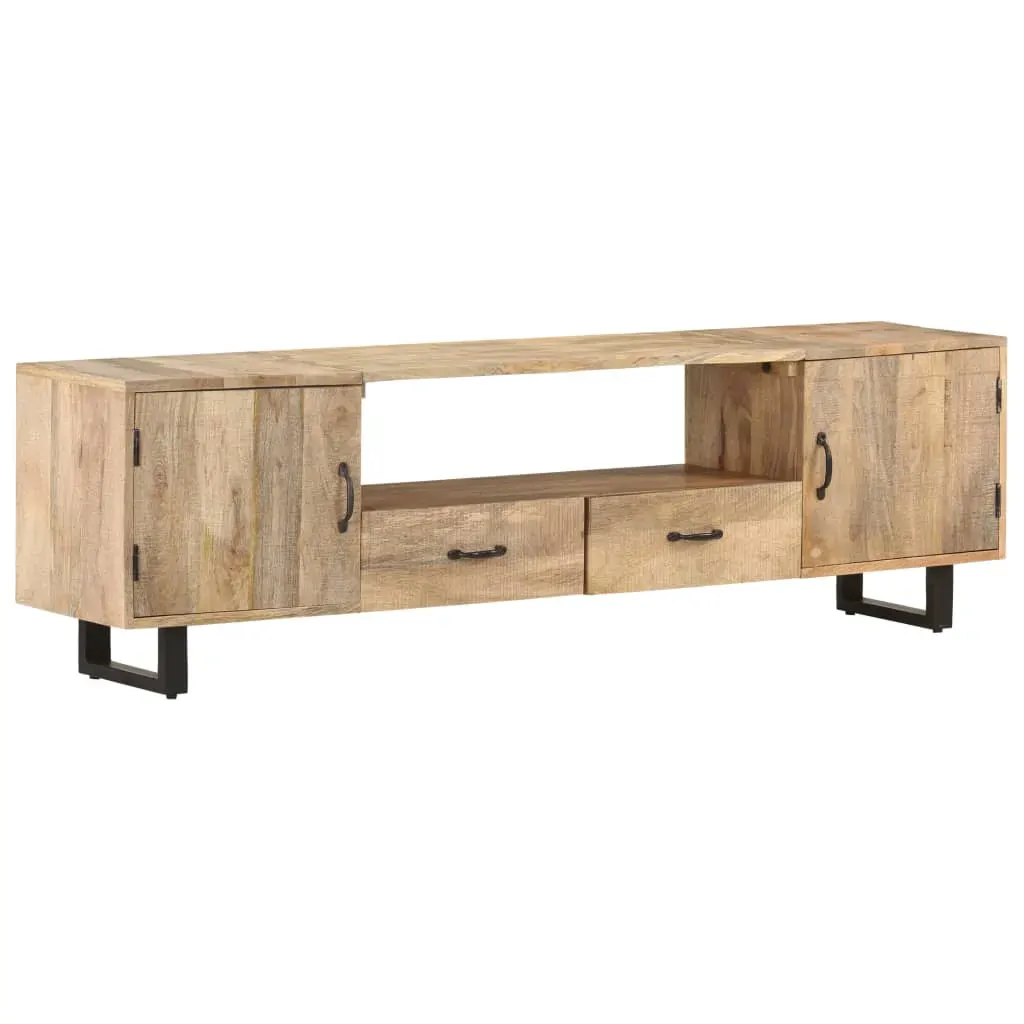 TV Cabinet 160x30x45 cm Solid Mango Wood Price