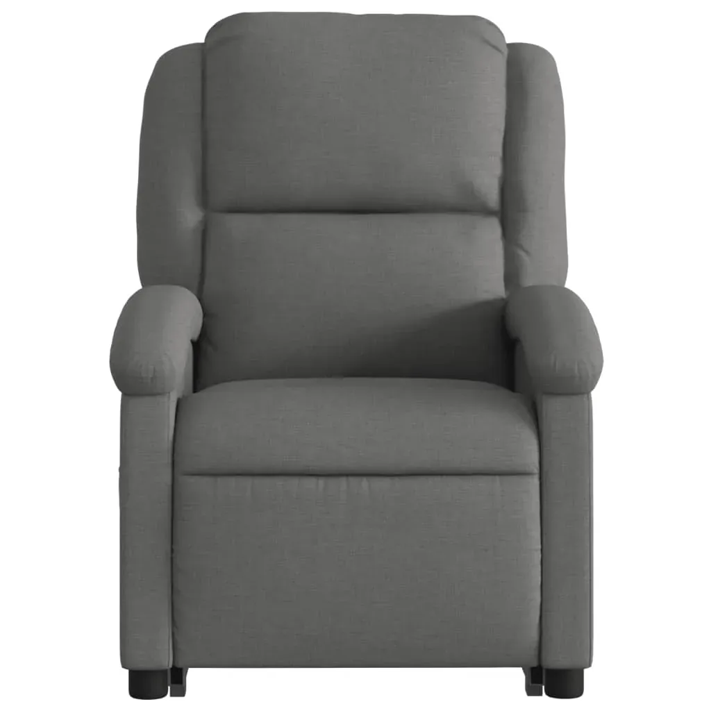 Electric Stand up Recliner Chair Dark Grey Fabric Price
