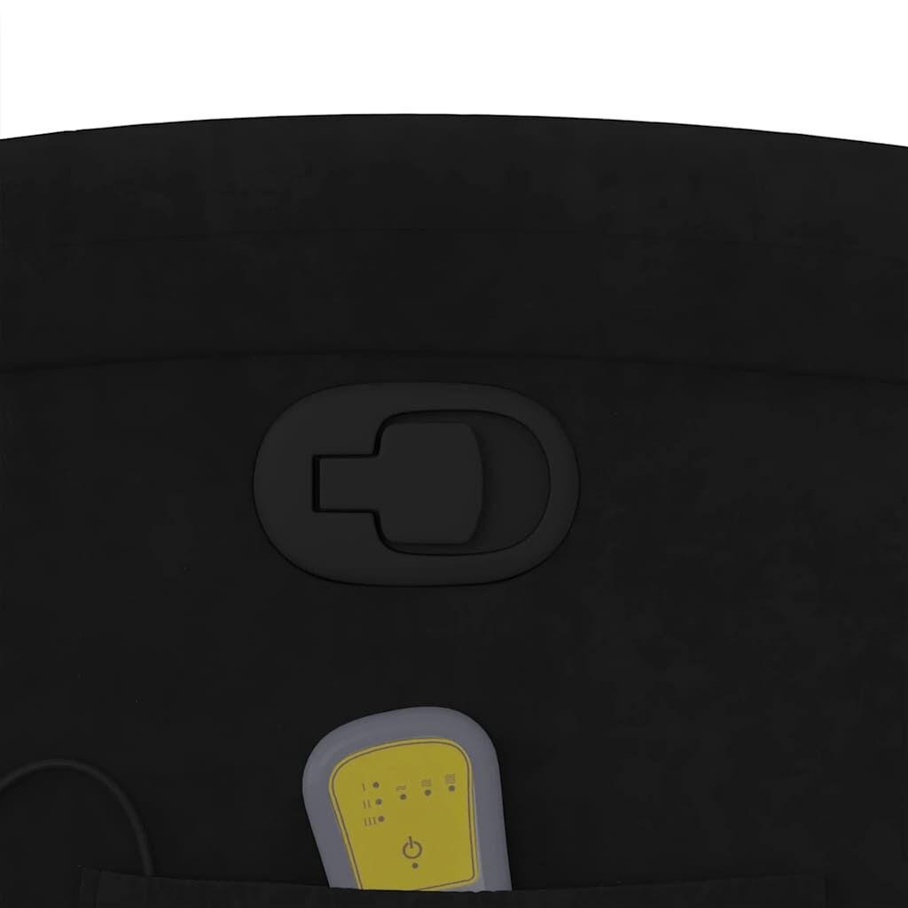Massage Recliner Chair Black Velvet Price