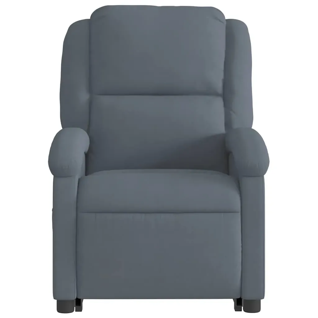 Electric Stand up Massage Recliner Chair Dark Grey Velvet Price