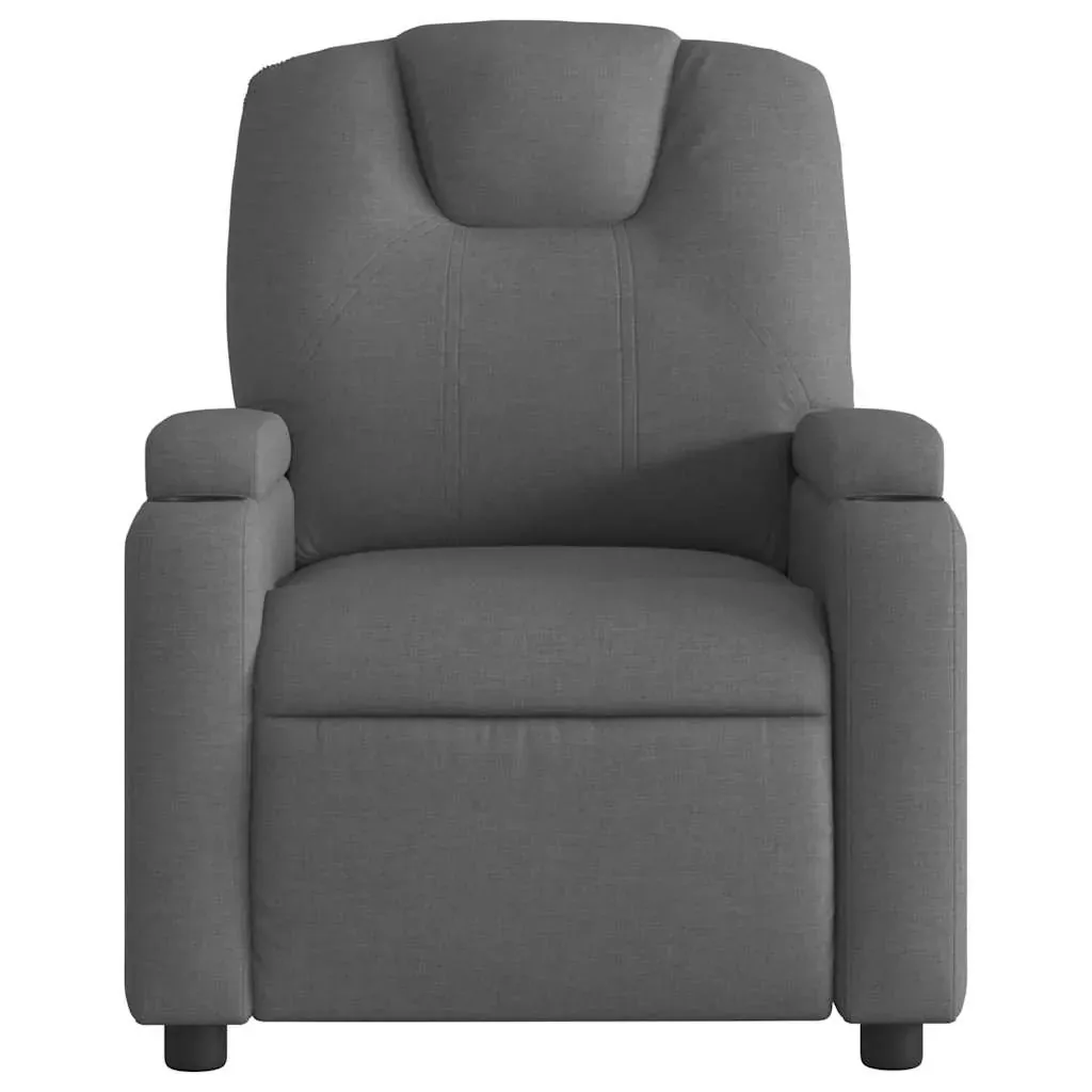 Electric Massage Recliner Chair Dark Grey Fabric Price
