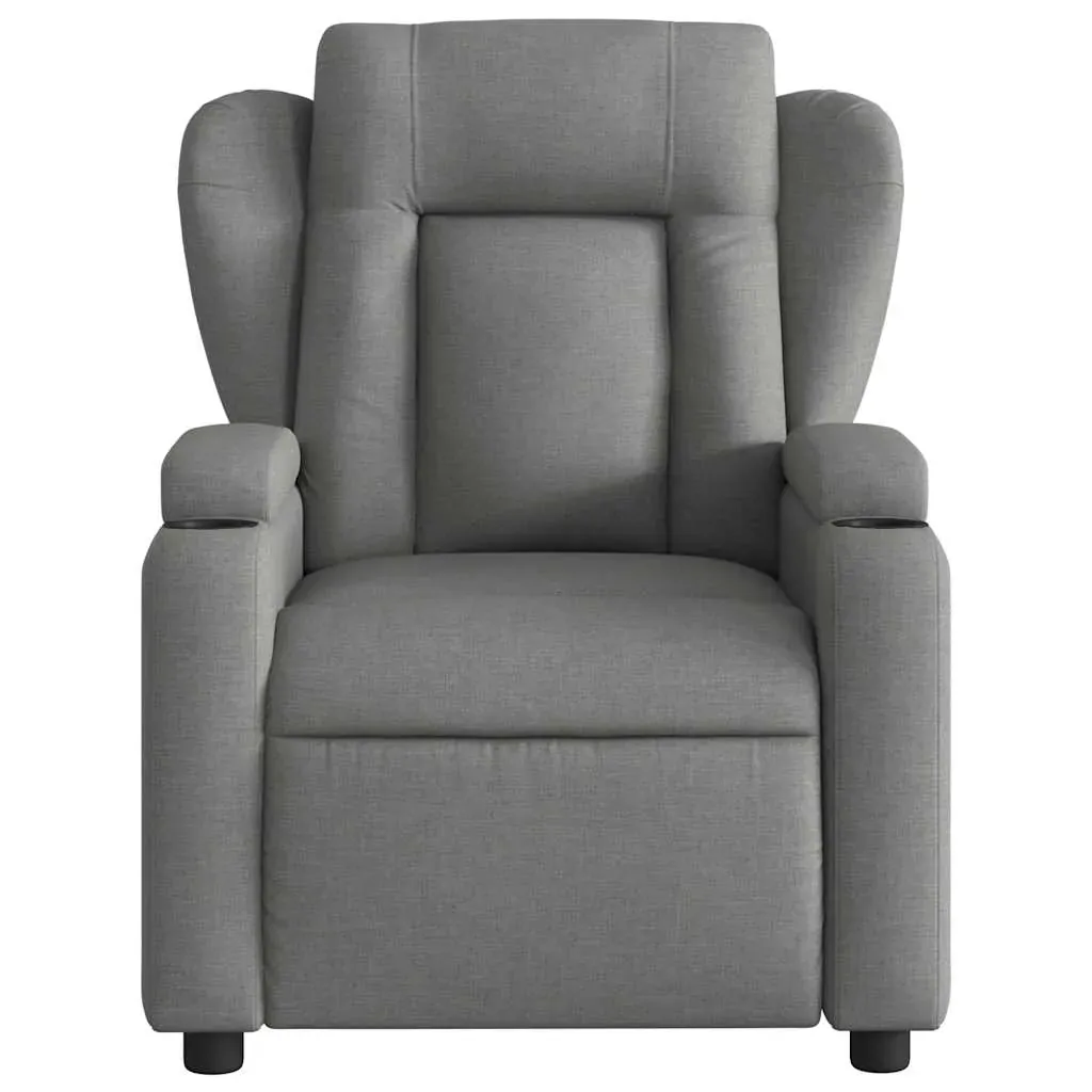 Electric Massage Recliner Chair Dark Grey Fabric Price