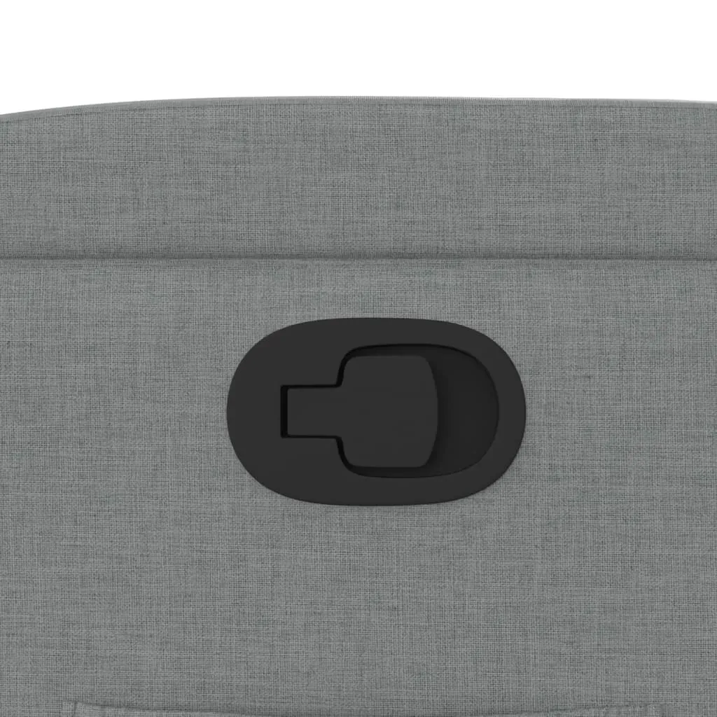 Recliner Chair Light Grey Fabric Price