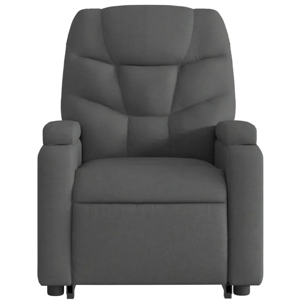Electric Stand up Massage Recliner Chair Dark Grey Fabric Price