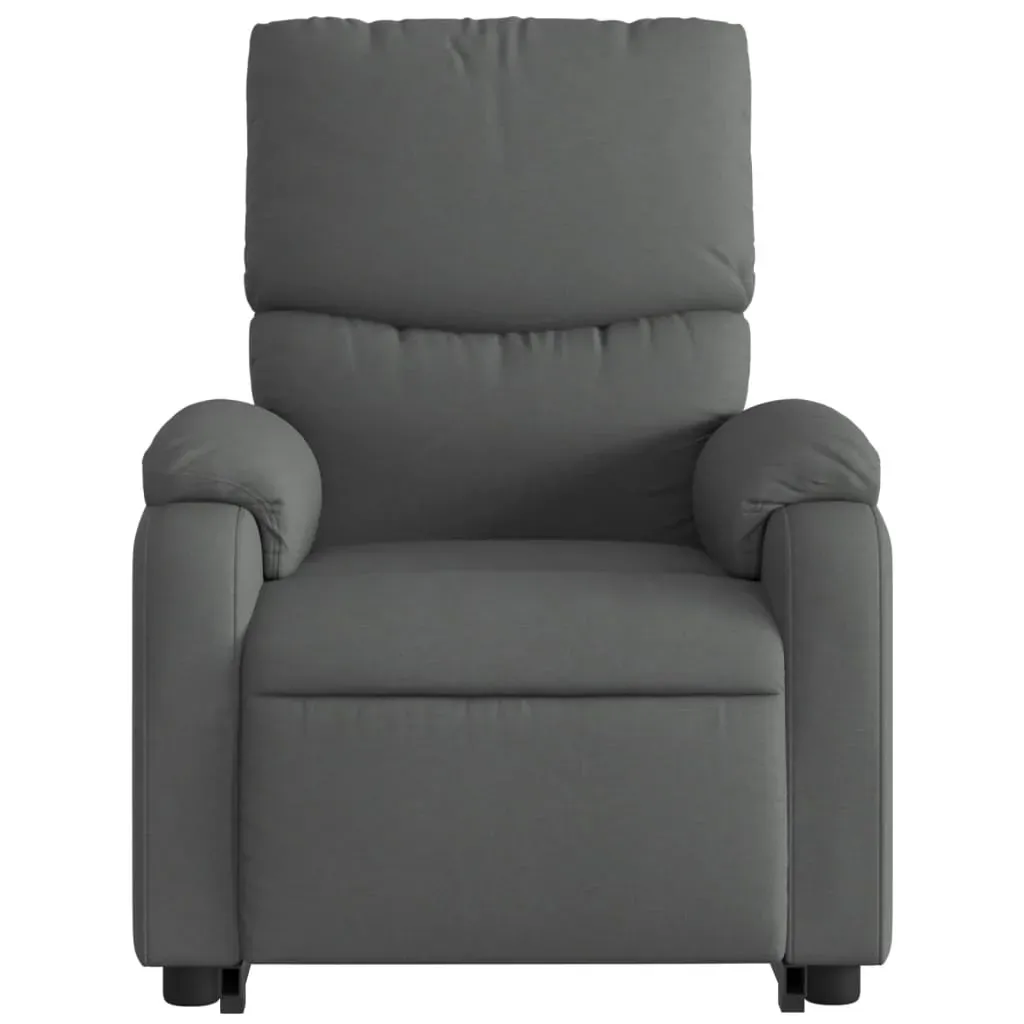 Stand up Massage Recliner Chair Dark Grey Fabric Price