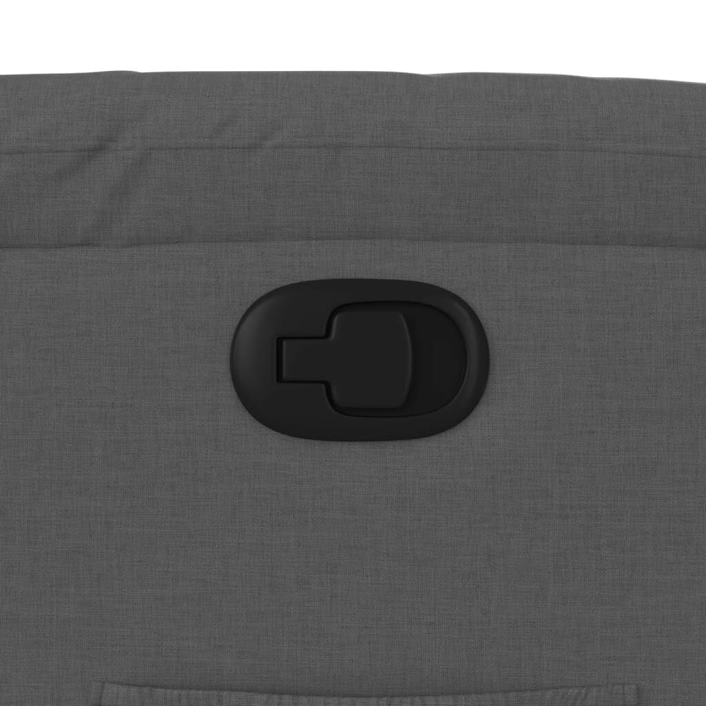 Recliner Chair Dark Grey Fabric Price