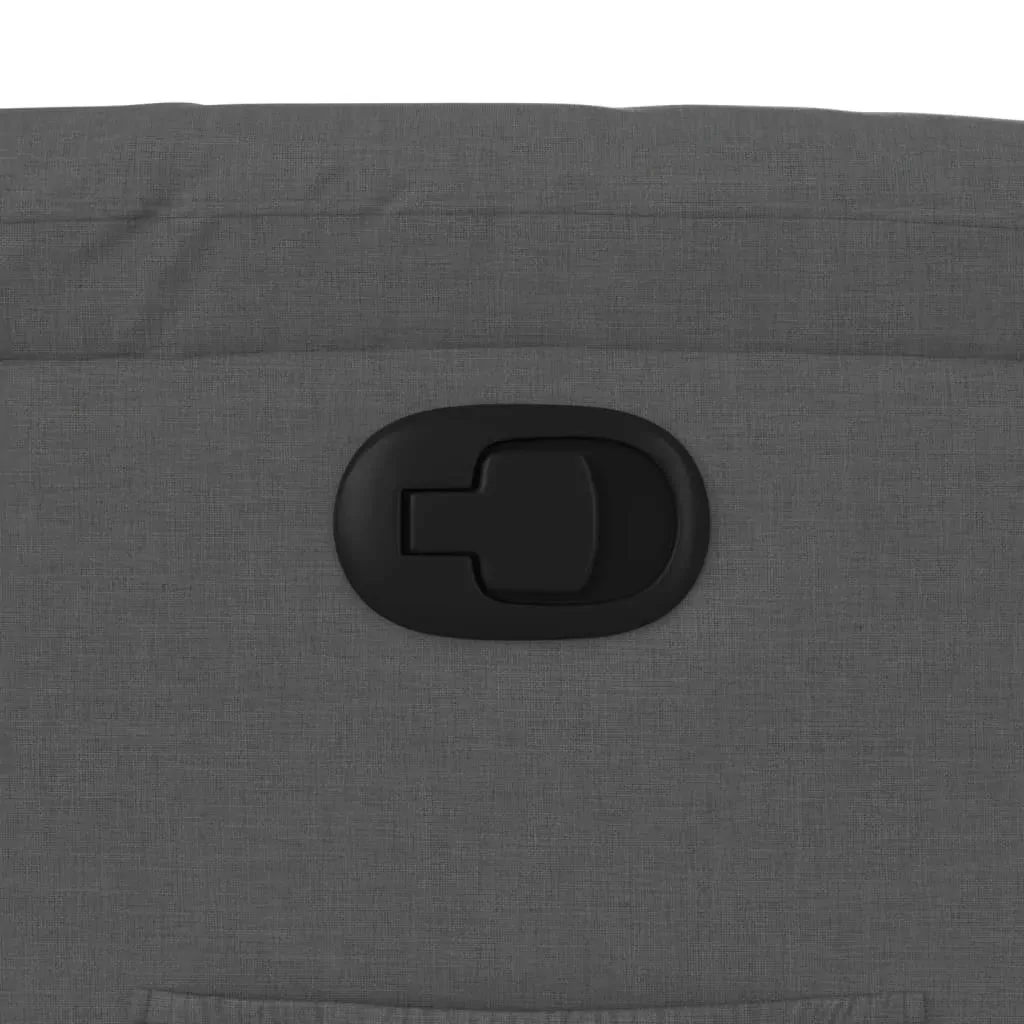 Recliner Chair Dark Grey Fabric Price
