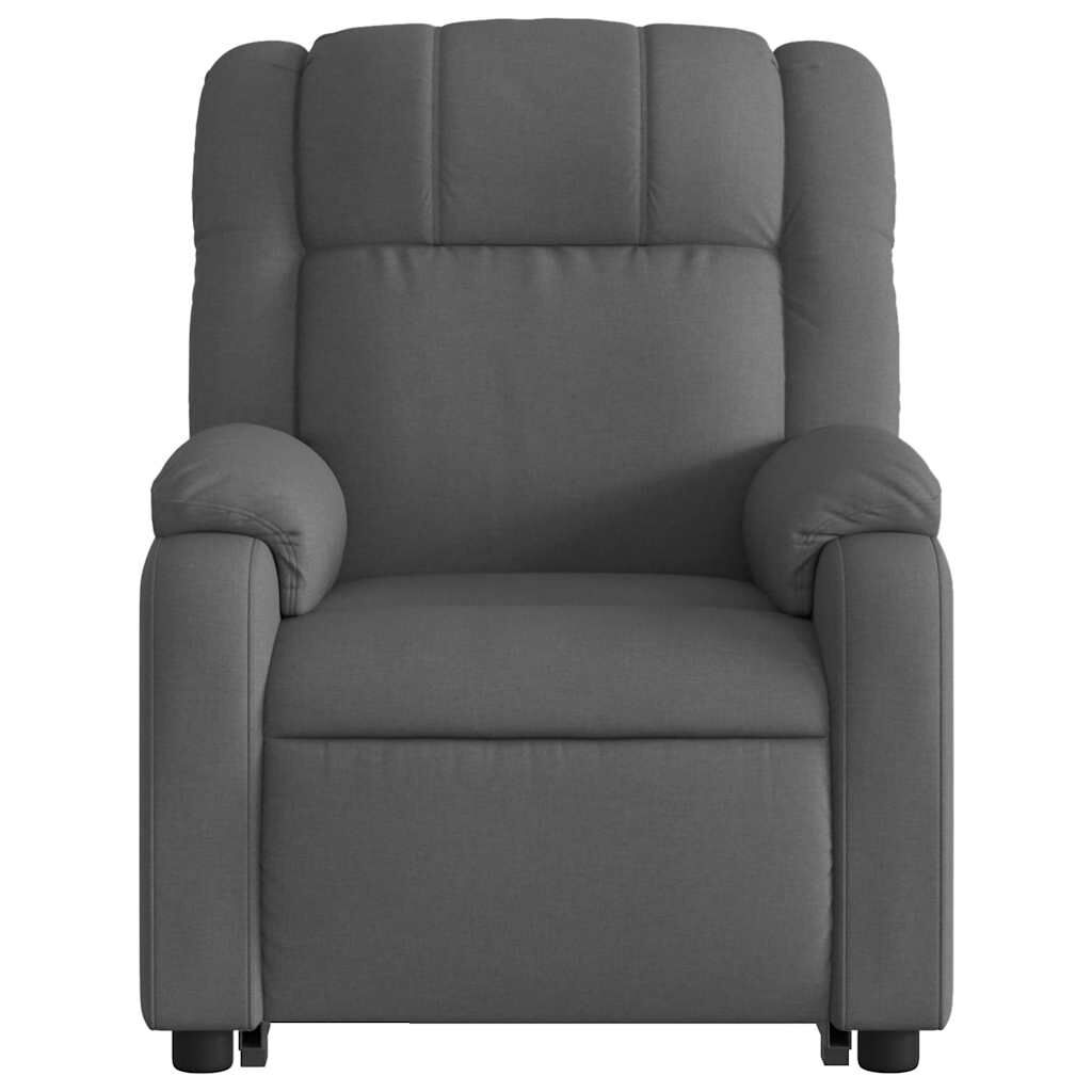 Stand up Massage Recliner Chair Dark Grey Fabric Price