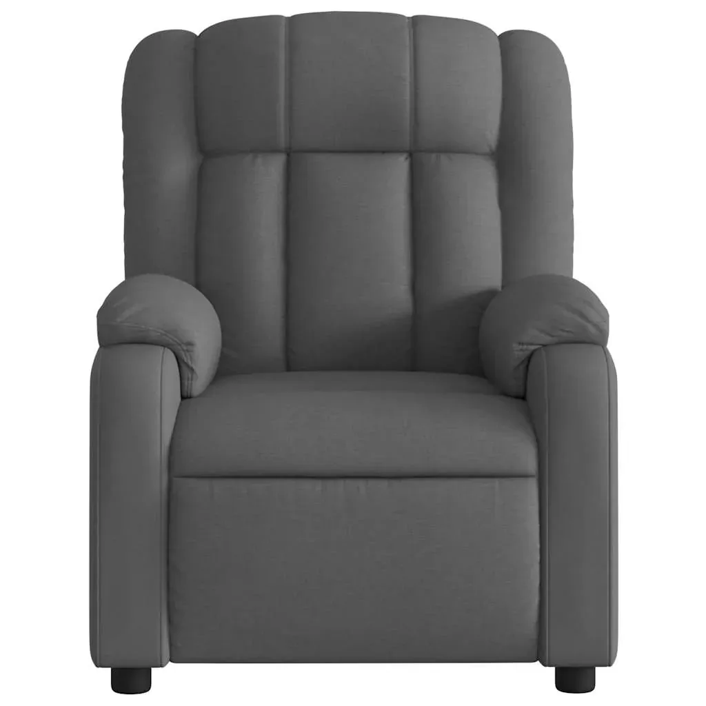 Electric Massage Recliner Chair Dark Grey Fabric Price