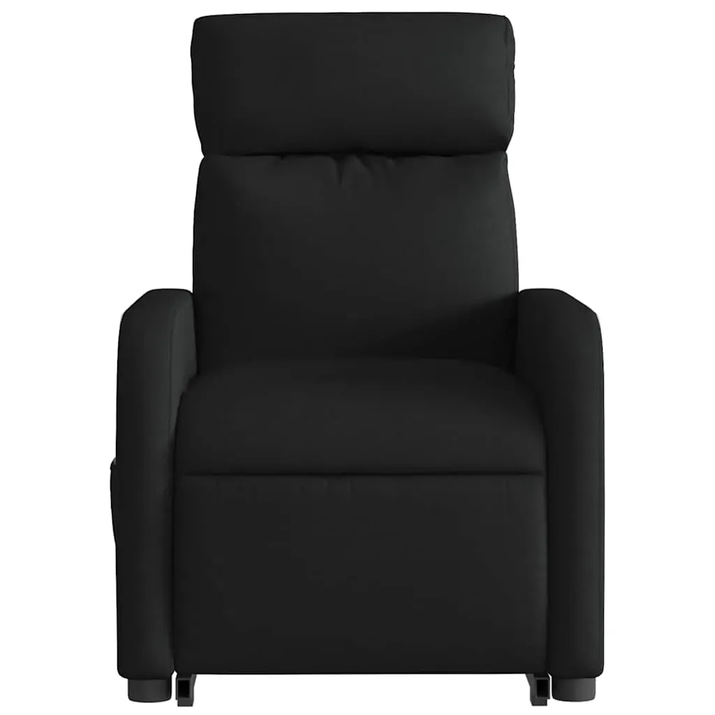 Stand up Massage Recliner Chair Black Fabric Price