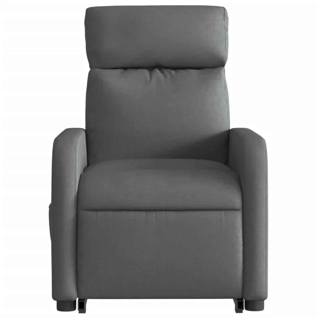 Electric Stand up Massage Recliner Chair Dark Grey Fabric Price